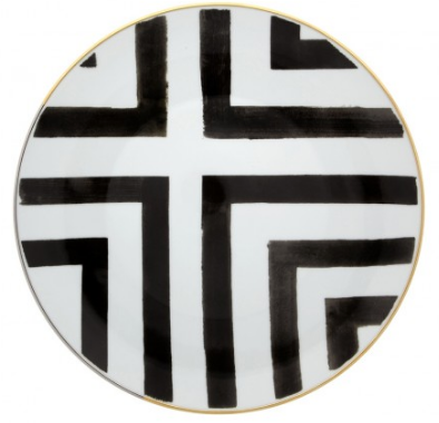 Sol y Sombra Dinner Plate  by Christian Lacroix