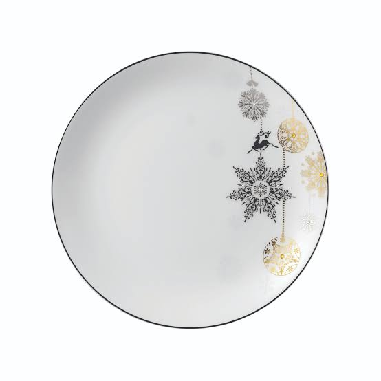 Winter Crystal Accent Plate