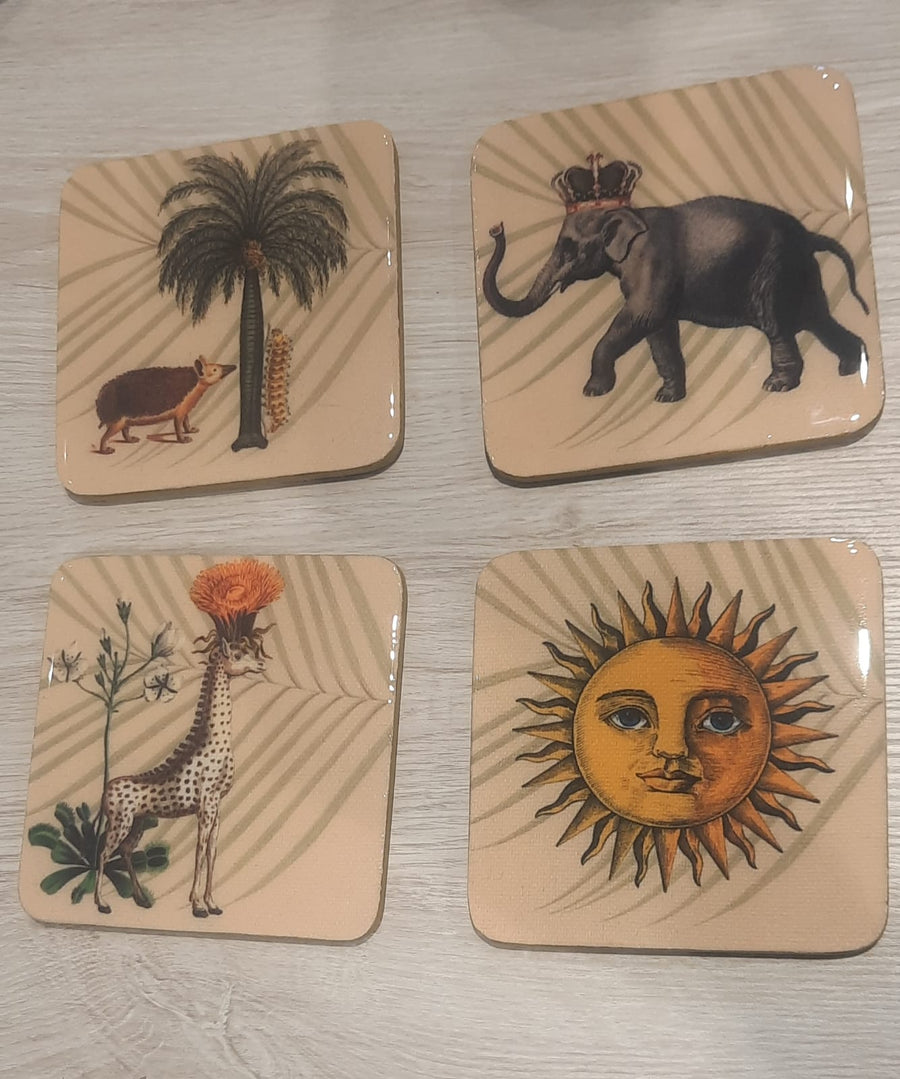 Circus Set 4 pc. / Coasters