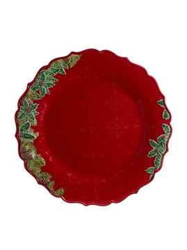 Corona de Navidad Charger Plate