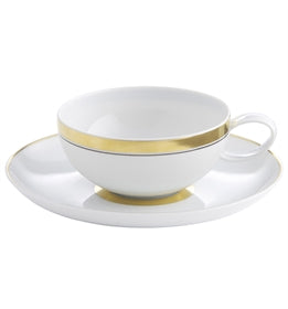 Domo Gold Tea Cup & Saucer