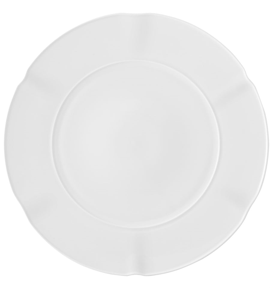Crown White Dinner Plate