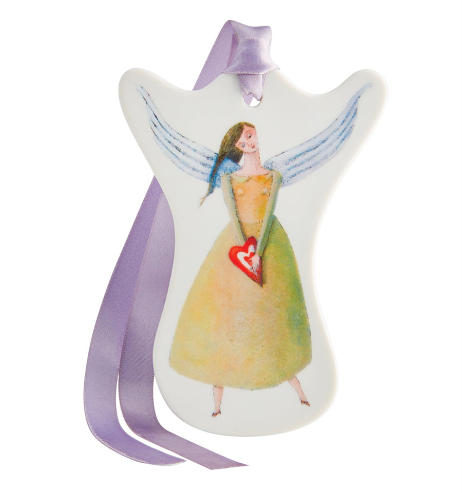 Angels VA- Green Angel Ornament