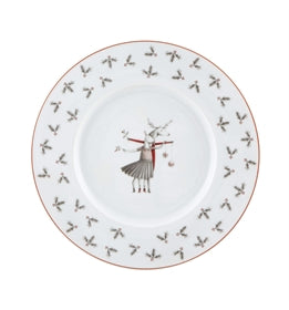 Noel Dessert/Salad Plate