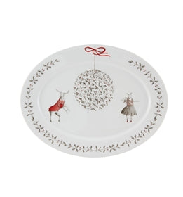 Noel Large Oval Platter