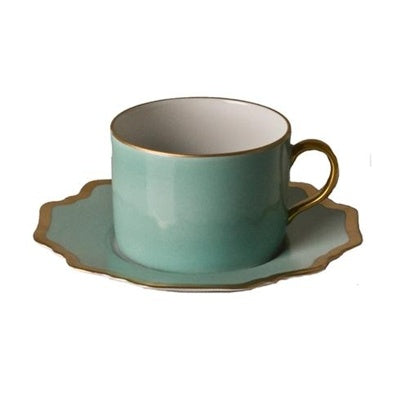 Anna´s Palette Aqua Green Tea Saucer