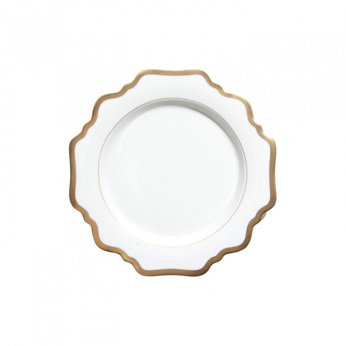 Antique White with Gold Bread & Butter Plate