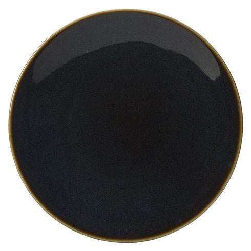 Art Glaze Dinner Plate Clouded Smoke