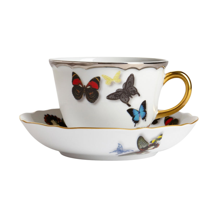 Butterfly Parade Tea Cup & Saucer  by Christian Lacroix
