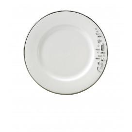 Diana Black Dinner Plate (Crystal)