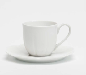 Nymphea White Tea Cup & Saucer