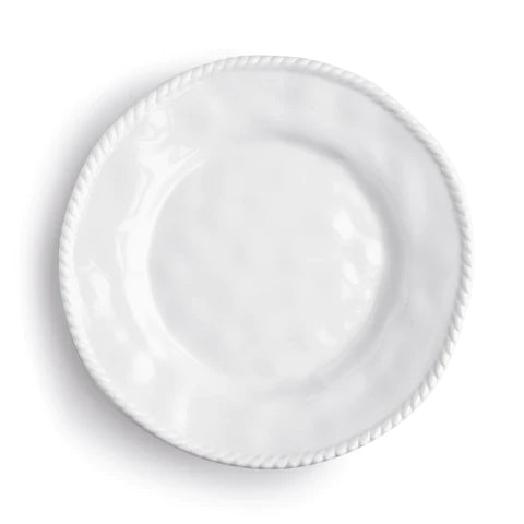 Portsmouth Nautical White Melamine Salad Plate 4 pc.