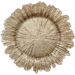 Reef Charger Plate Champagne 4 Pc