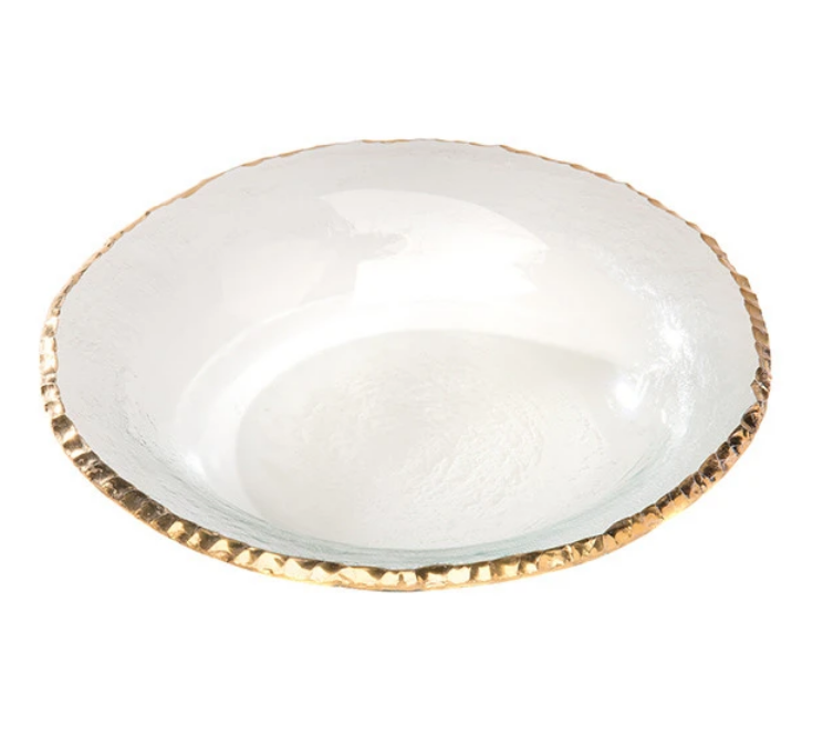 Edgey Gold Soup Plate