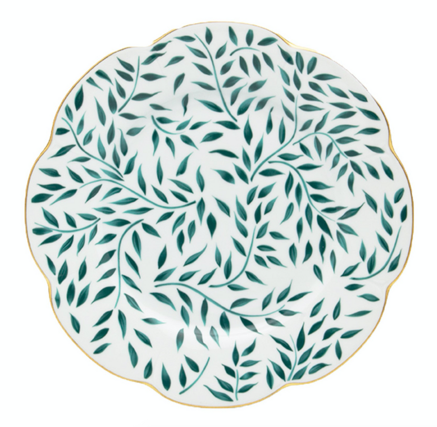 Olivier Green Dessert Plate