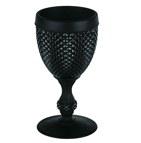 Bicos Bicolor Black Water Goblet
