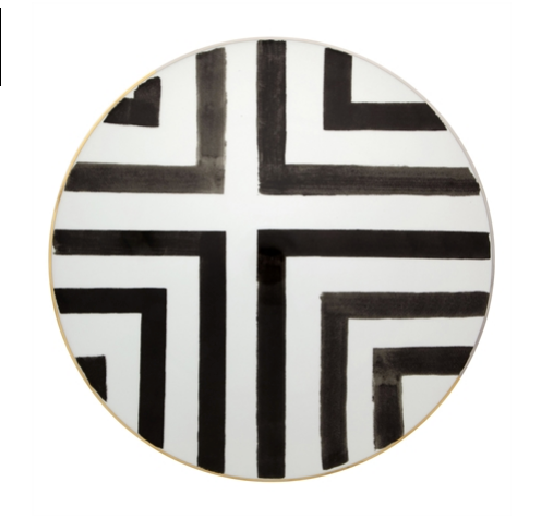 Sol y Sombra Charger Plate  by Christian Lacroix