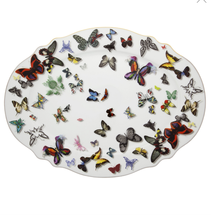 Butterfly Parade Large Oval Platter