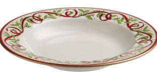 Winter Festival White Soup Bowl