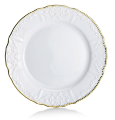 Simply Anna Gold Salad Dessert Plate