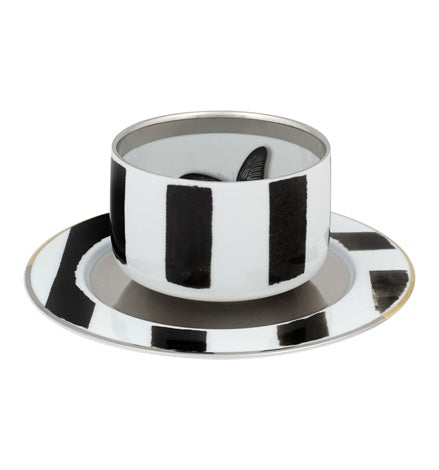 Sol y Sombra Tea Cup & Saucer  by Christian Lacroix