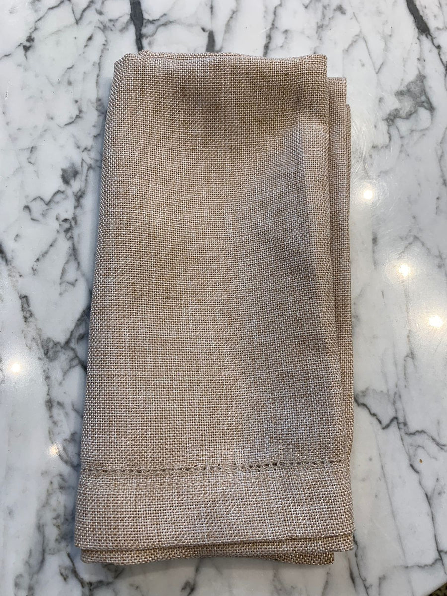 Cotton/ Poliester Taupe Napkin