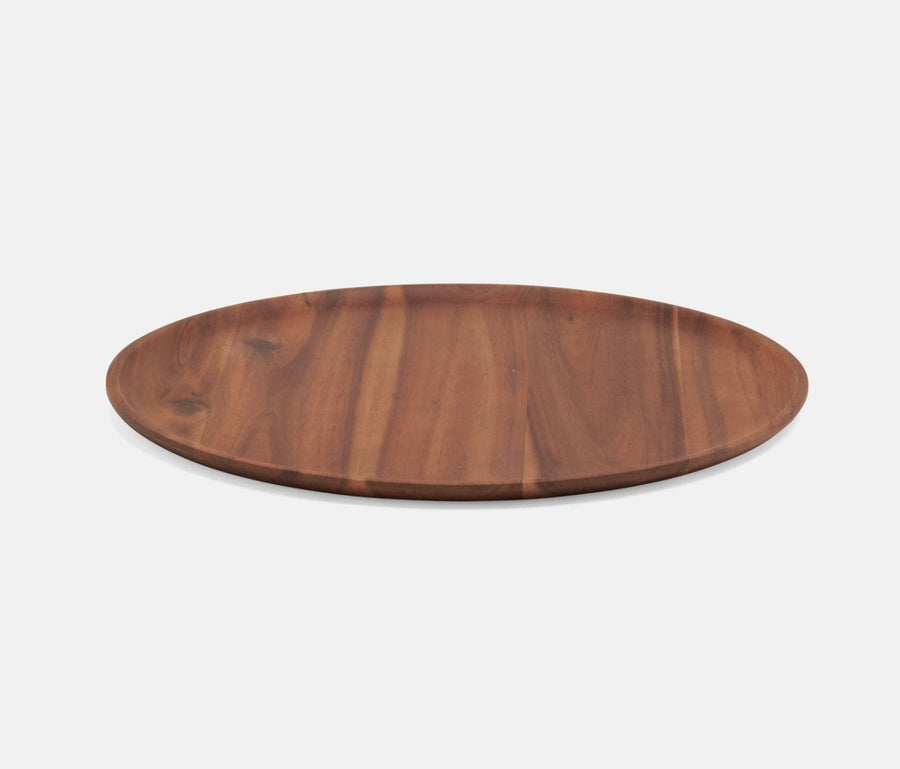 Kennedy Acacia Wood Dinner Plate 4pc Set