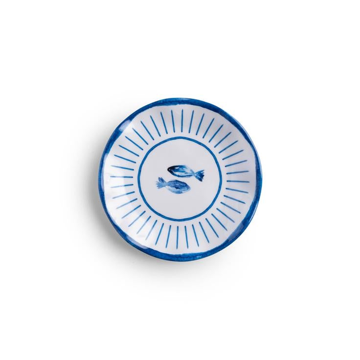 Sardinia Canape Plate 4 pc