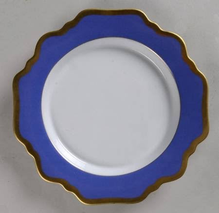 Anna´s Palette Indigo Blue Soup Plate