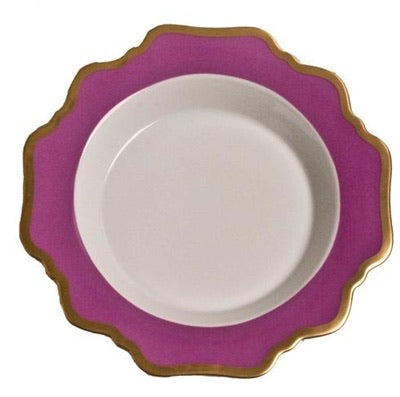 Anna´s Palette Purple Orchid Soup Plate