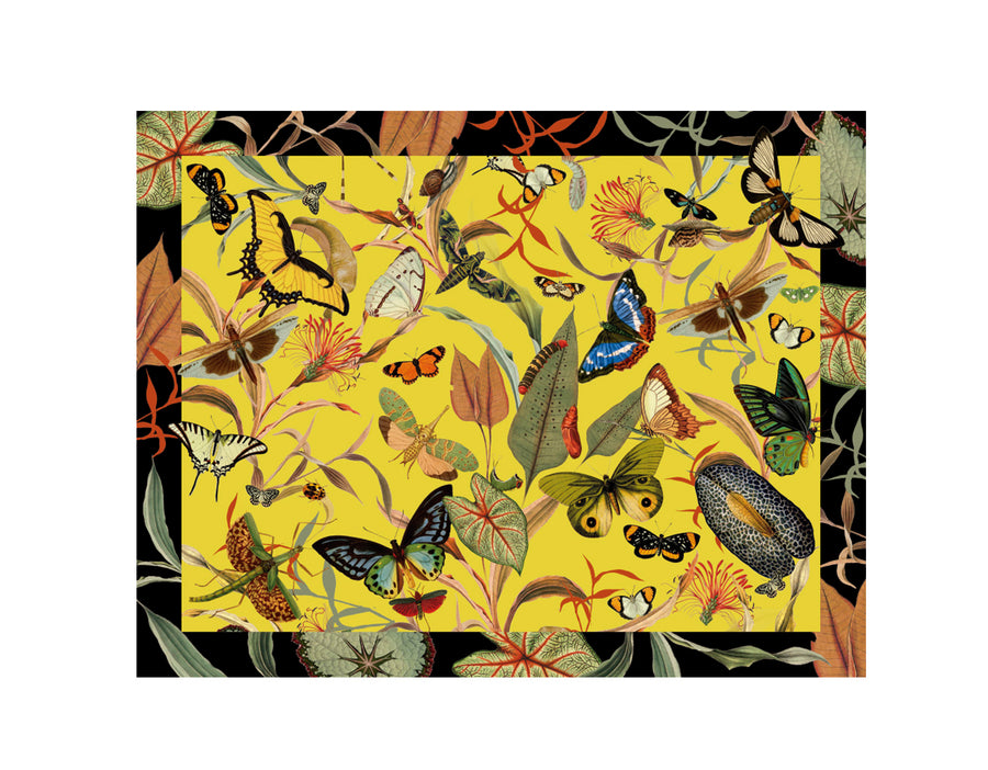 Yellow Butterfly Placemat/Individual